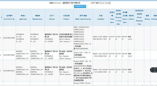 關(guān)于查詢CCC工廠編號(hào)A104194的證書信息的說明